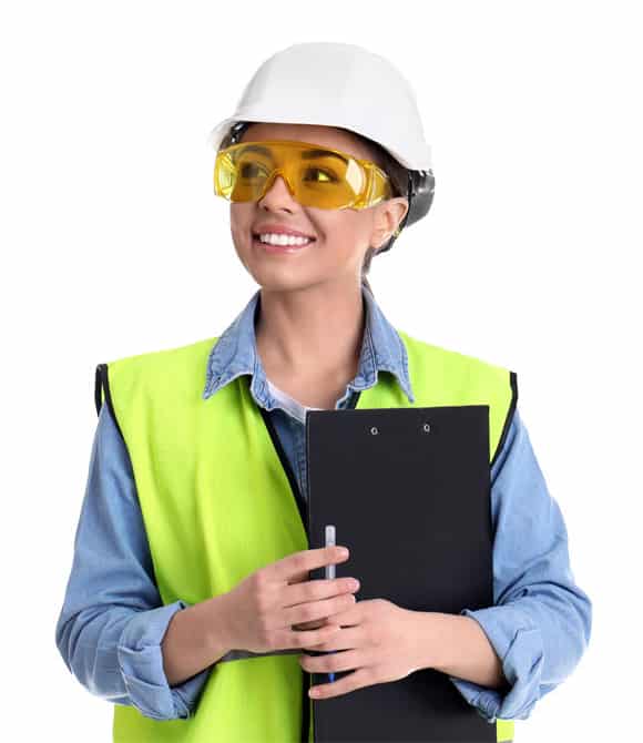 Portrait of female engineer